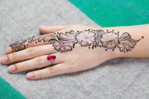 Ring Finger Mehndi Design